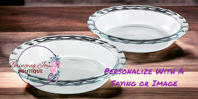 9x13 Glass Bakeware and 9 Inch Glass Pie Pan