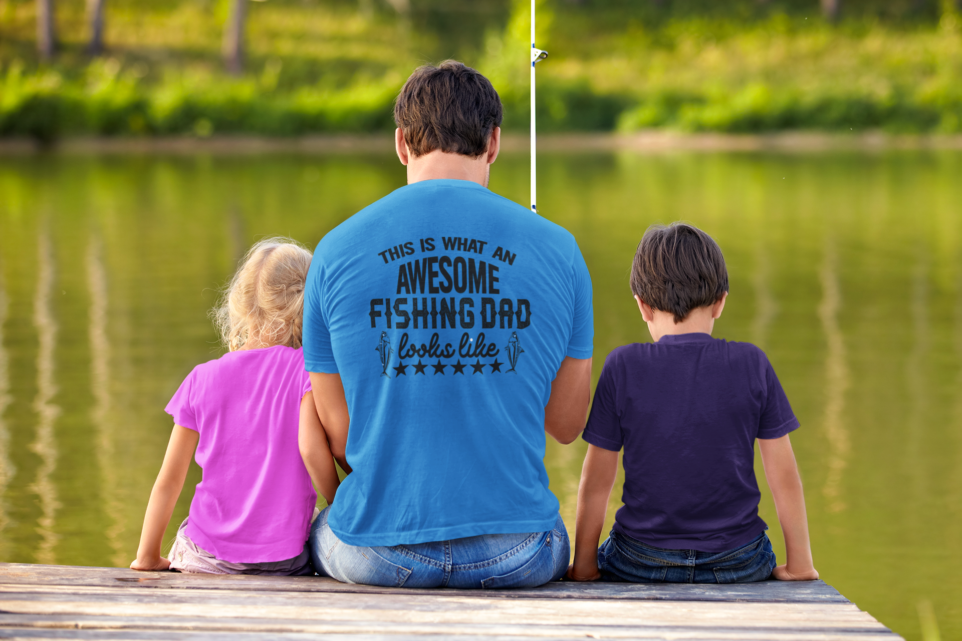 Dad Shirt: This is What an Awesome Fishing Dad Looks Like