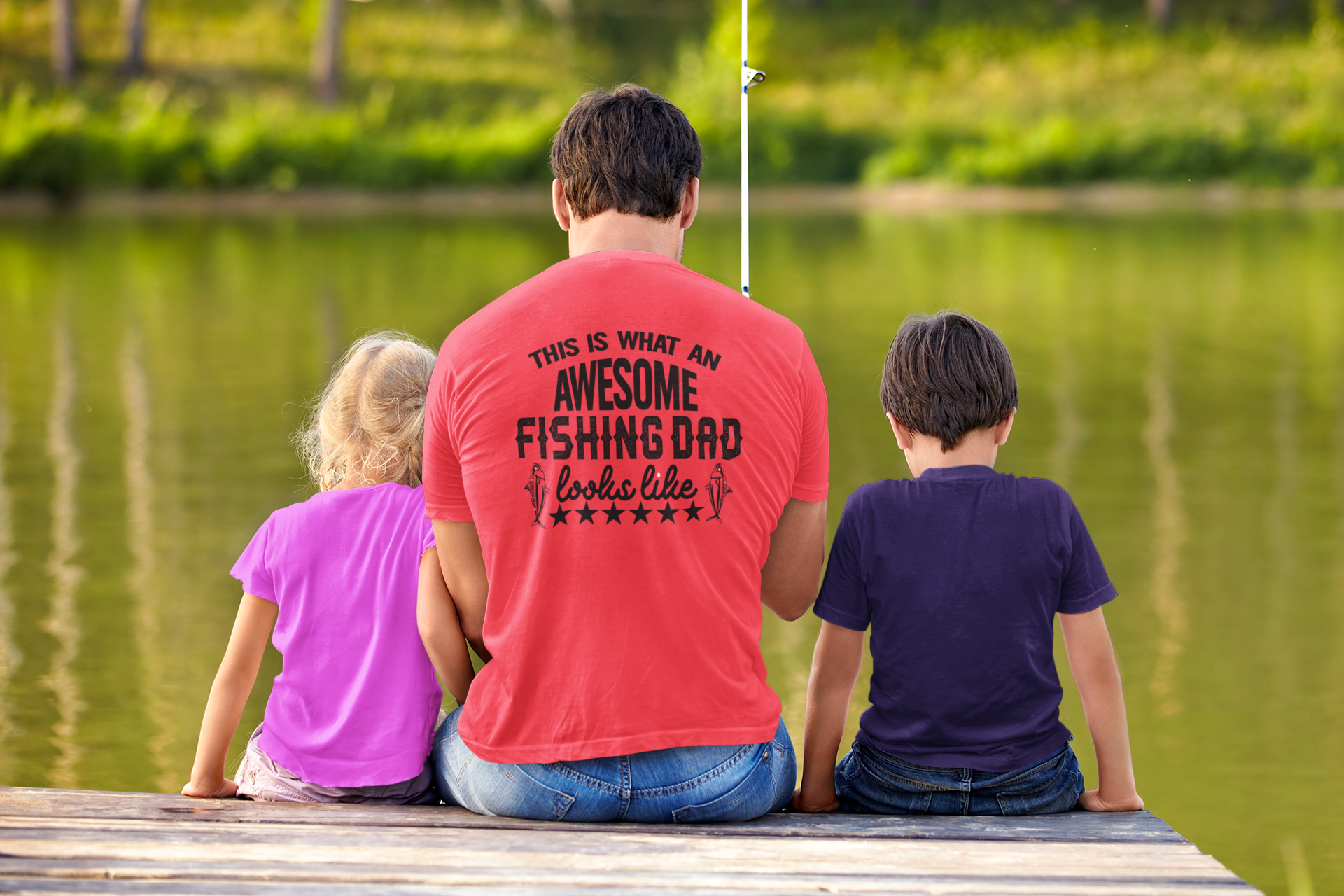 Dad Shirt: This is What an Awesome Fishing Dad Looks Like