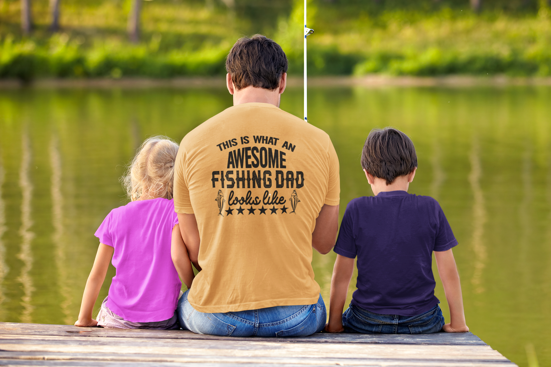 Dad Shirt: This is What an Awesome Fishing Dad Looks Like