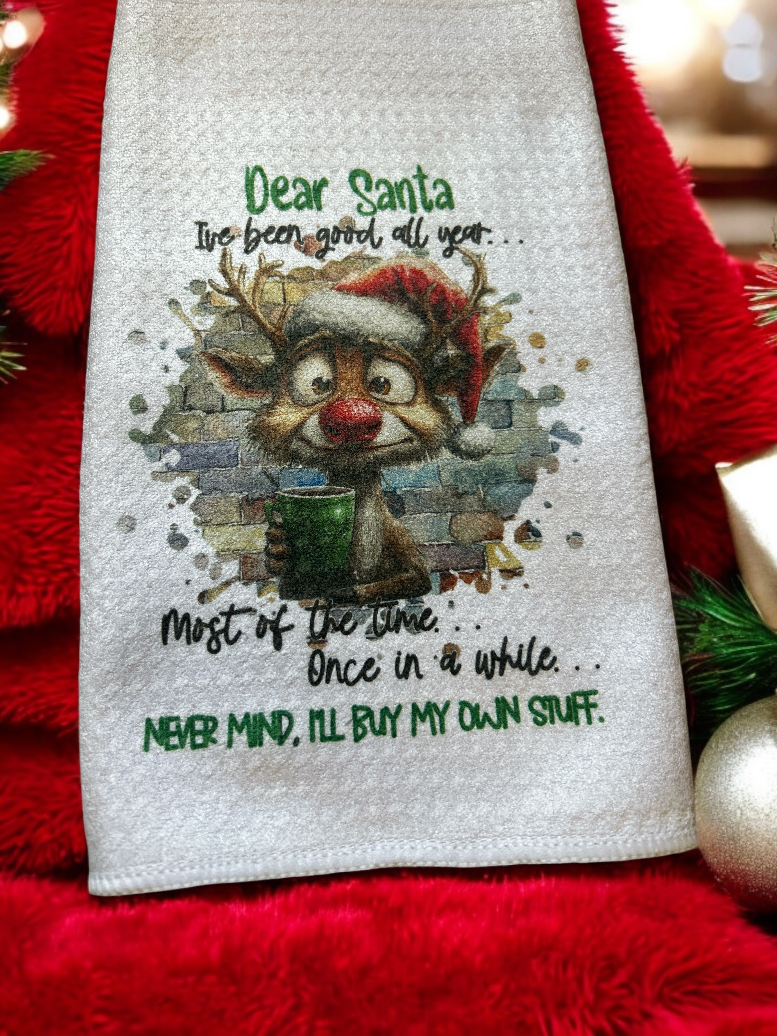 Christmas Tea Towels and Coffee Mugs