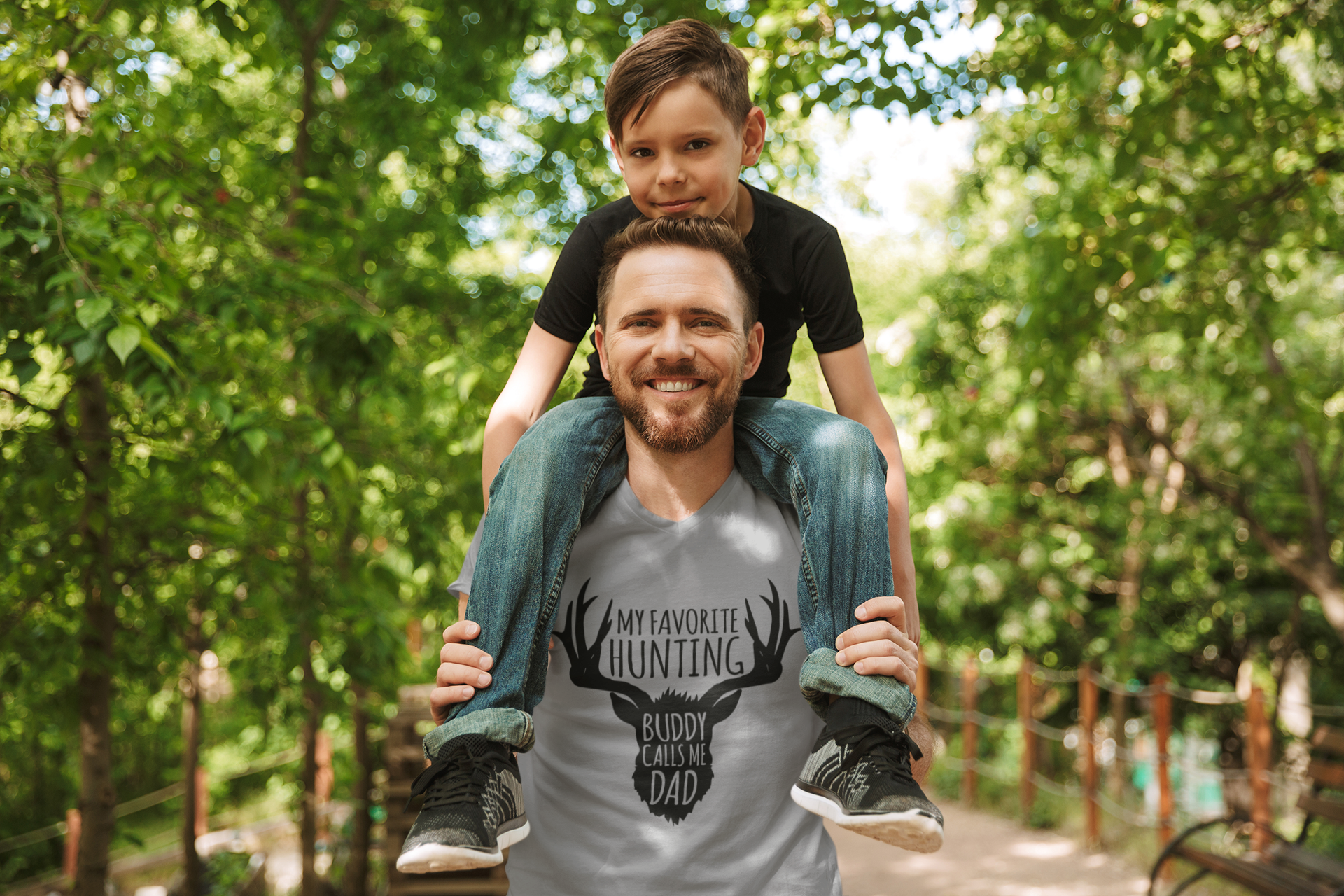 Dad Shirt: My Favorite Hunting Buddy Calls Me Dad