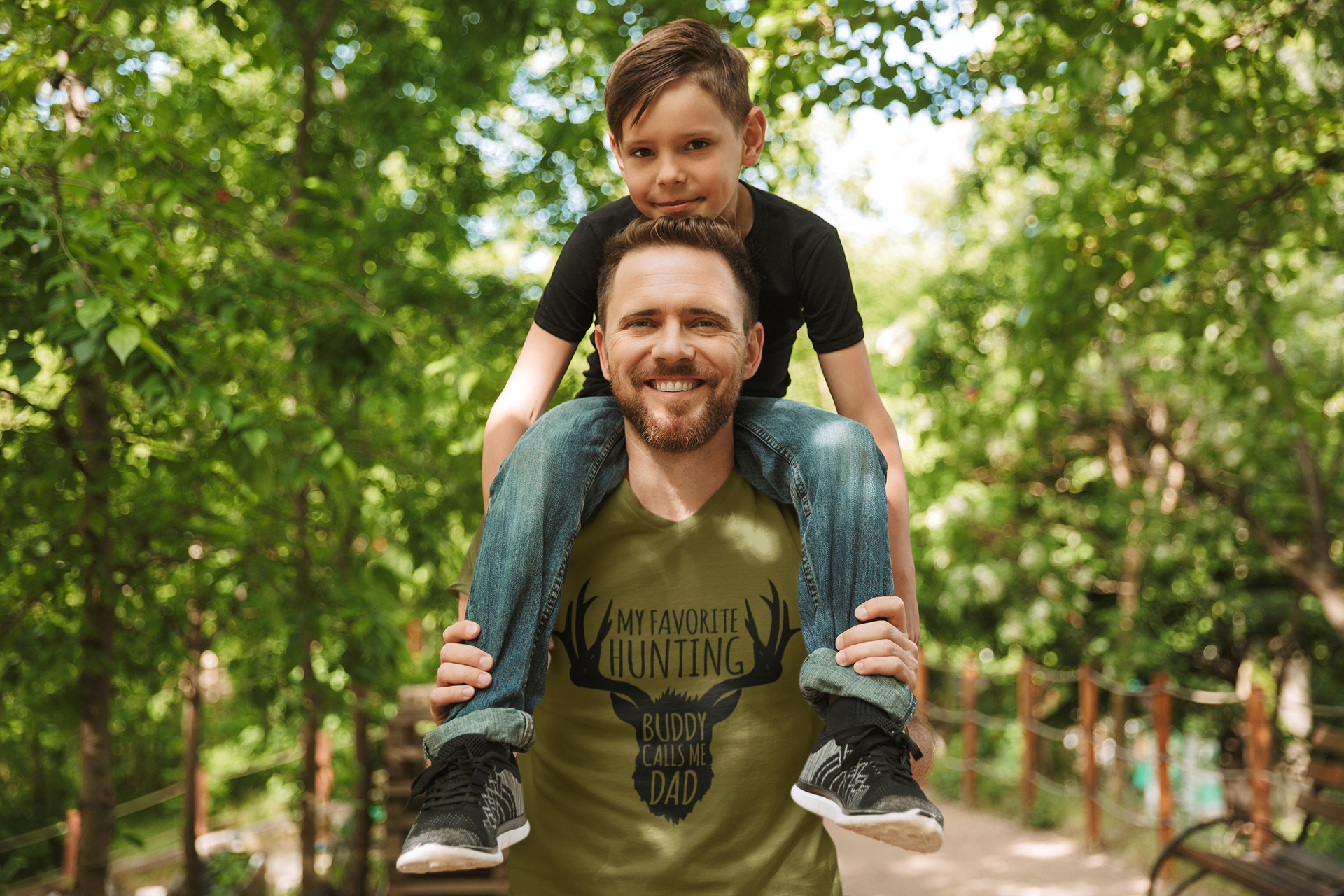 Dad Shirt: My Favorite Hunting Buddy Calls Me Dad