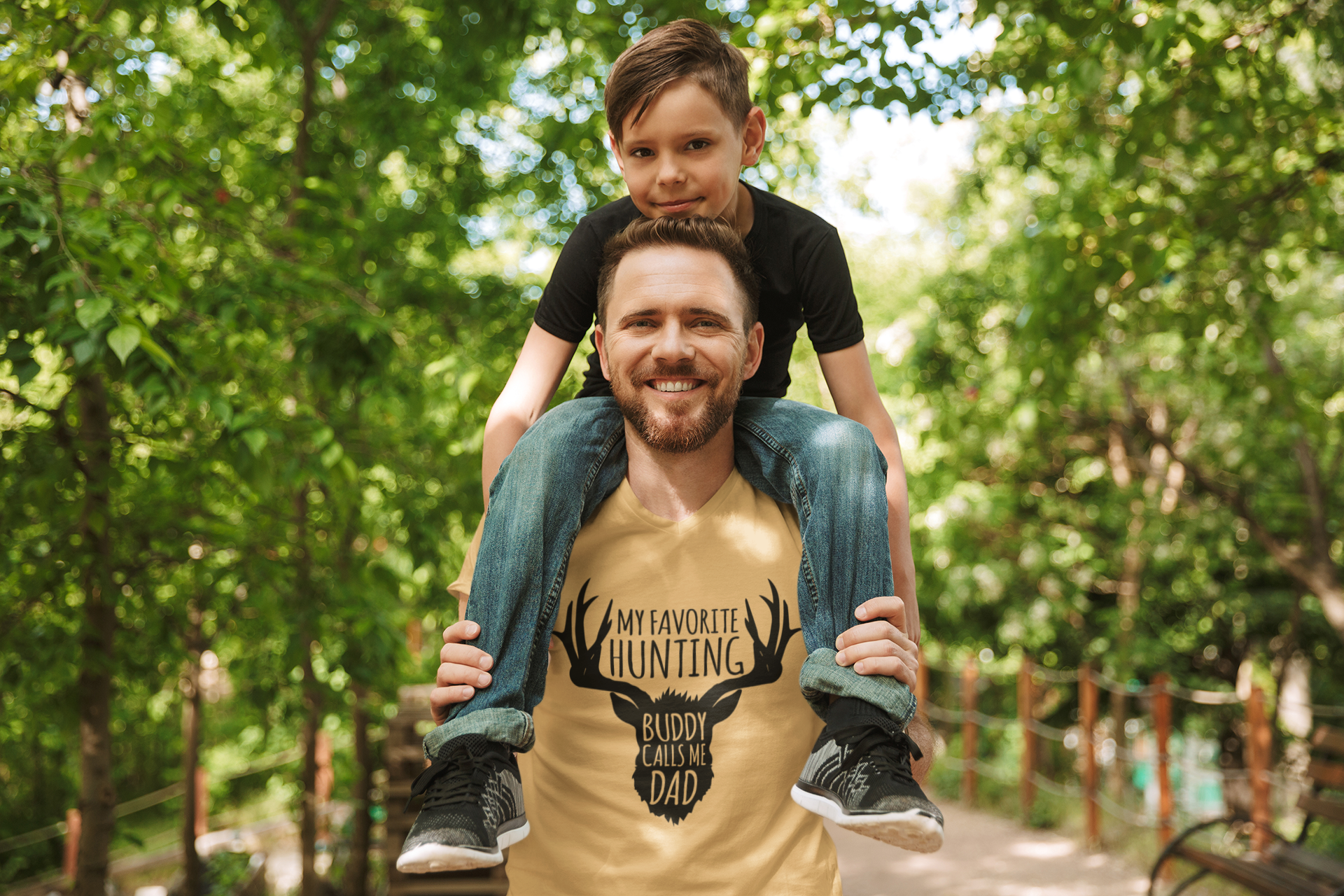 Dad Shirt: My Favorite Hunting Buddy Calls Me Dad