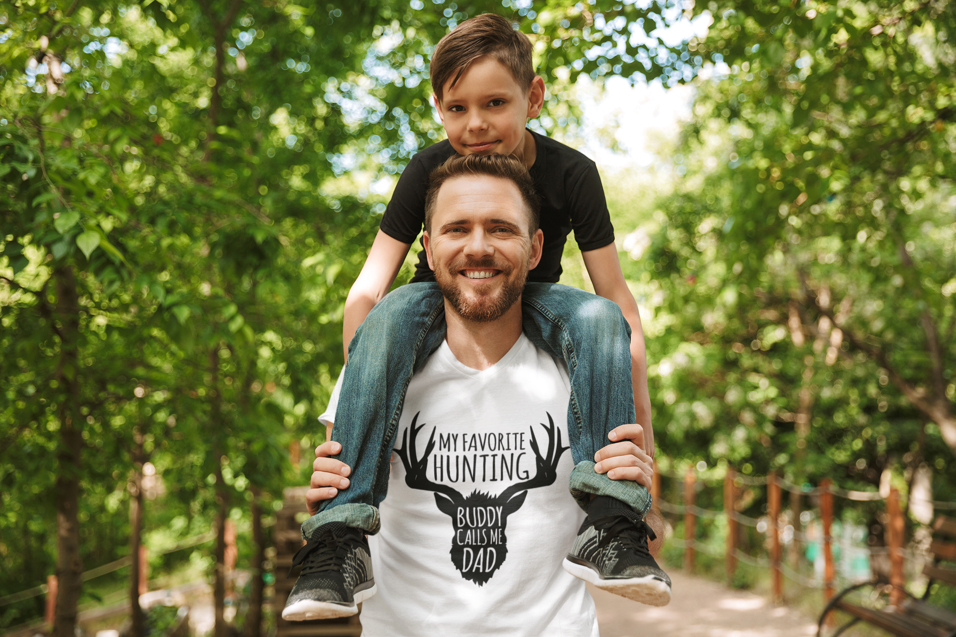 Dad Shirt: My Favorite Hunting Buddy Calls Me Dad