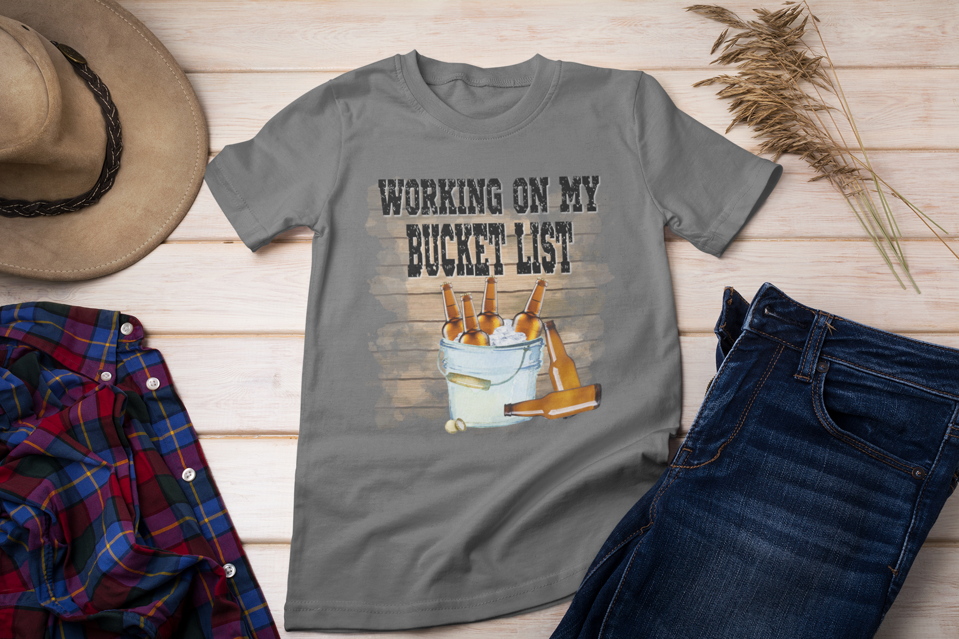 Working on My Bucket List Tee's - Unisex