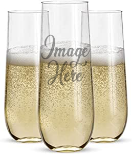 Beautiful Etched Wine Glasses