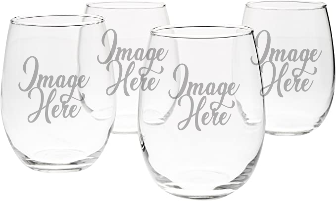 Beautiful Etched Wine Glasses