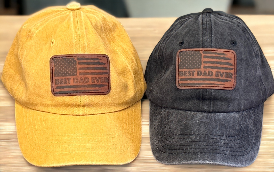 'Best Dad Ever' Baseball Caps - Available in Multiple Colors