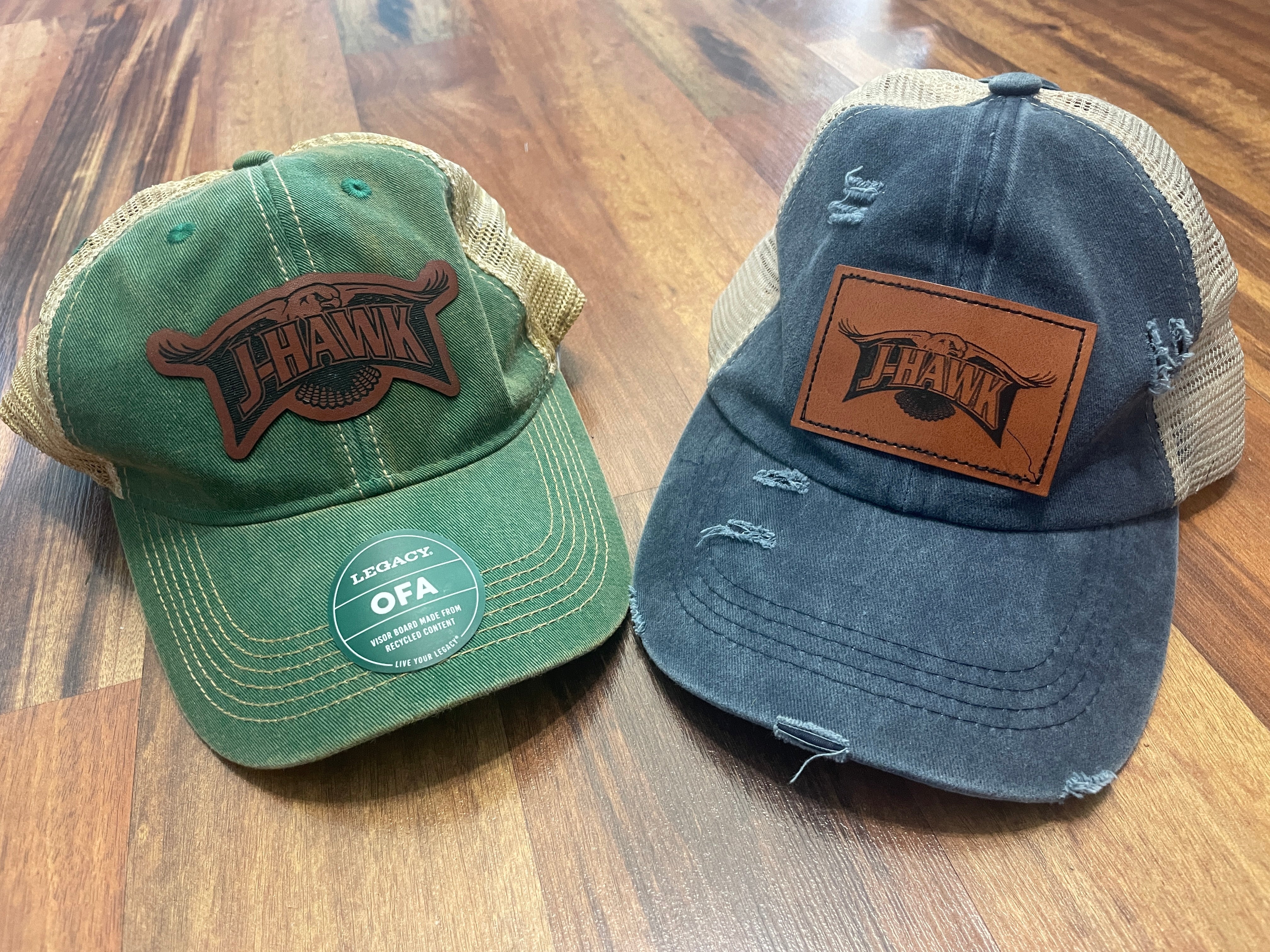 J-Hawk/Swimming Ponytail Hats and Standard Caps