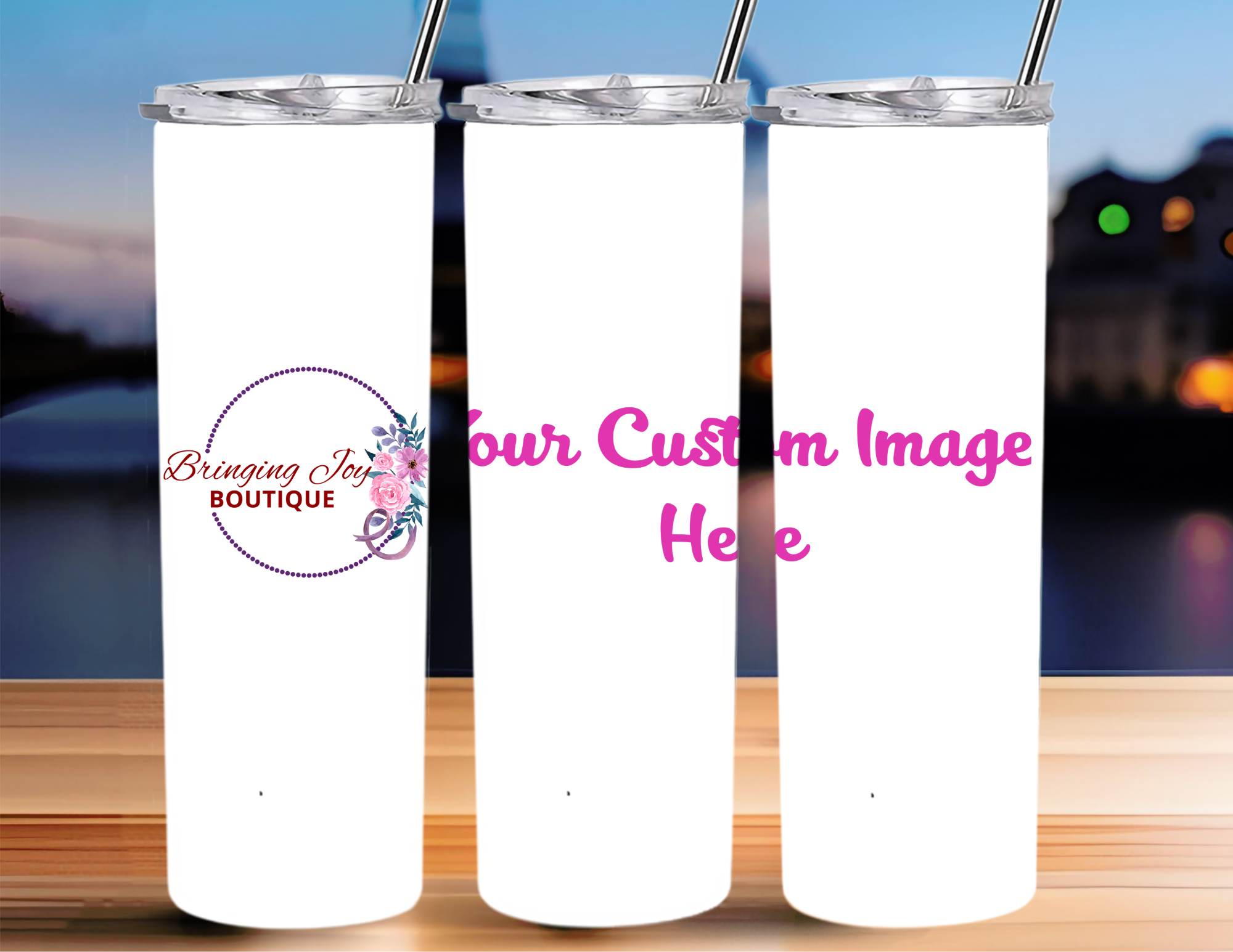 Personalized Double Walled, Vacuum Sealed Drinkware