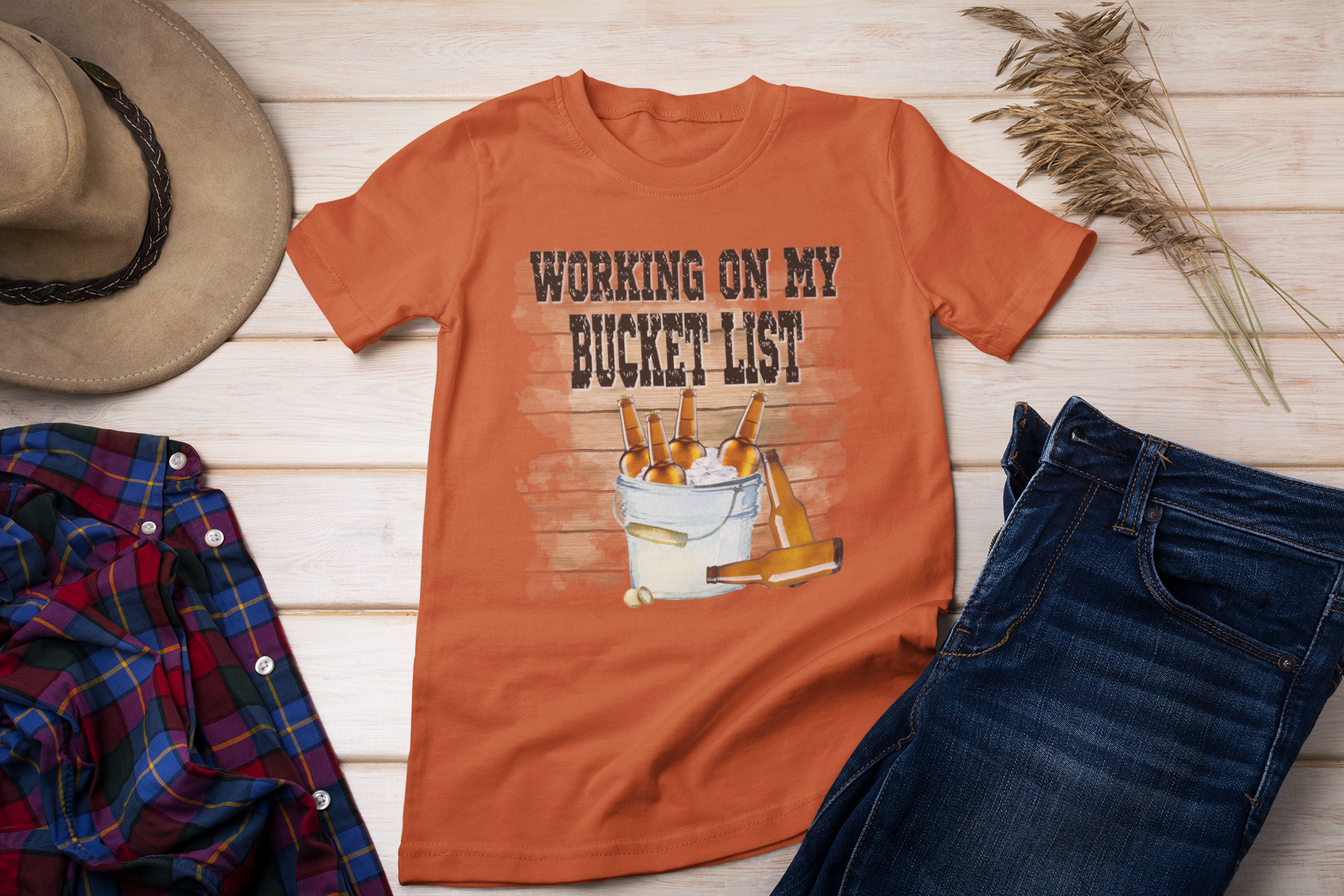 Working on My Bucket List Tee's - Unisex